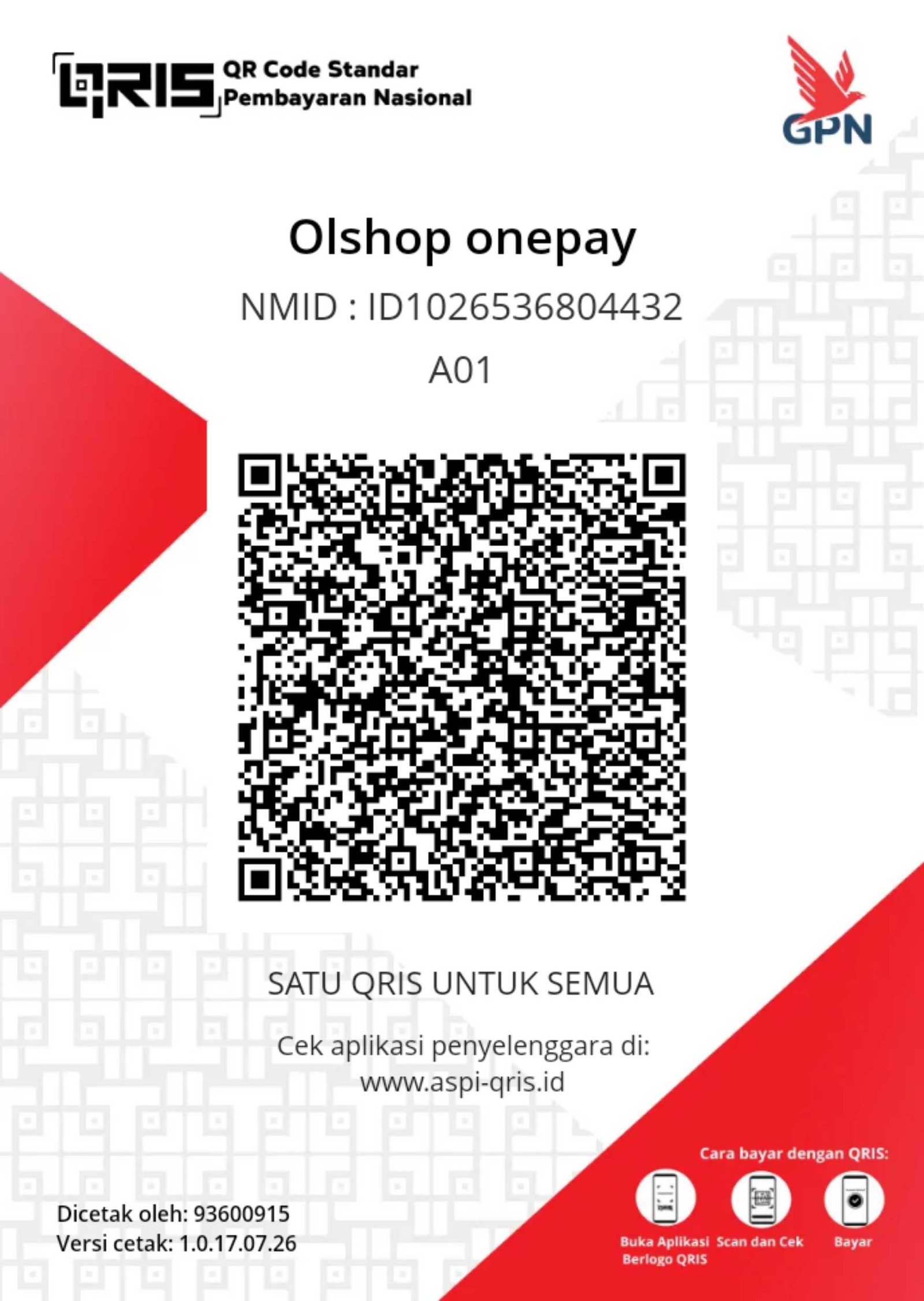 QR Code Transaksi